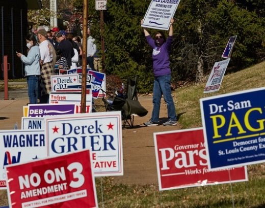 Using political yard signs to voice your support or opposition on issues
