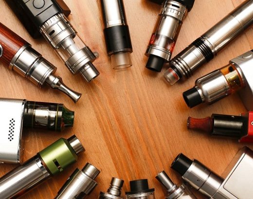 Various types of vapes