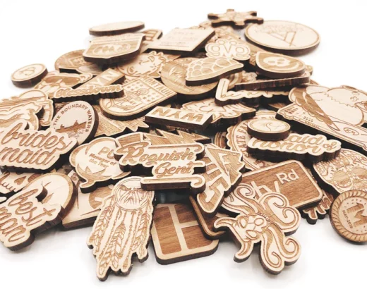The Most Durable Type of Vograce Custom Wooden Pins Stickers