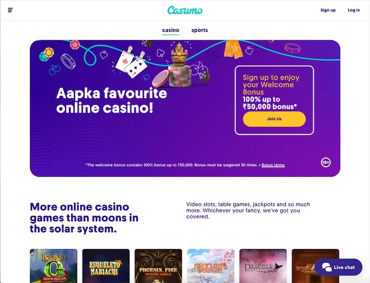 Banking Options at Casumo on Major Site Toto